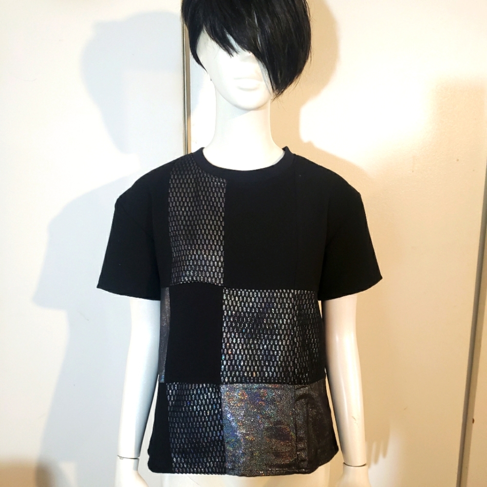 Dance & Marvel Metalic Black Top Size M